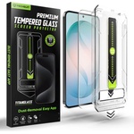 Techsuit Стъклено защитно покритие за дисплея на Samsung Galaxy S26 Plus (2 броя) - Techsuit TitanGlass CrystalHD Tempered Glass (прозрачен) (KF2360190)