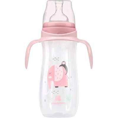 KikkaBoo Бебешко шише KikkaBoo Jungle King - РР, 400 ml, розово (31302020134)