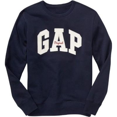 GAP CrewNECK Logo mikina tmavě modrá
