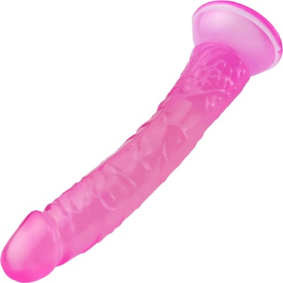 Sensual D26 Realistické dildo s přísavkou 21 cm růžové