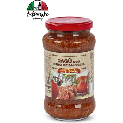 Ragú s hubami a salsicciou 400g Delizie dal Sole