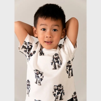 MAYORAL Тениска къс ръкав принт роботи за мини момче Mayoral