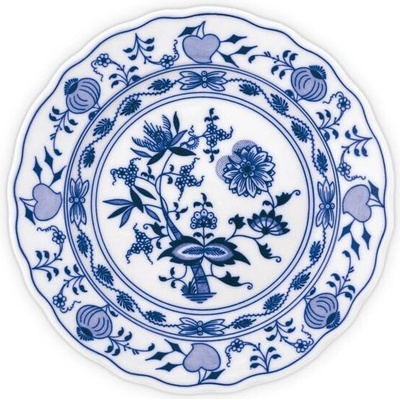 Český porcelán Dubí Talíř 10003 Cibulák 21 cm
