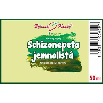 Bylinné kapky Pavlovy Schizonepeta TCM tinktrura 50 ml