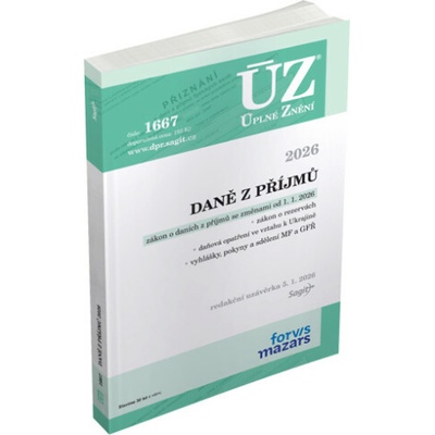 ÚZ 1667 Daně z příjmů