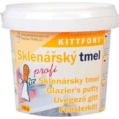 Kittfort 0840 Sklenářský tmel Profi 700 g červenohnědá