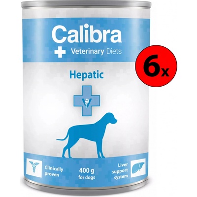 Calibra Veterinary Diets Dog Hepatic 6 x 400 g