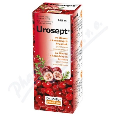 Dr.Muller Sirup Urosept s brusnicami + Vitamín C 320 g
