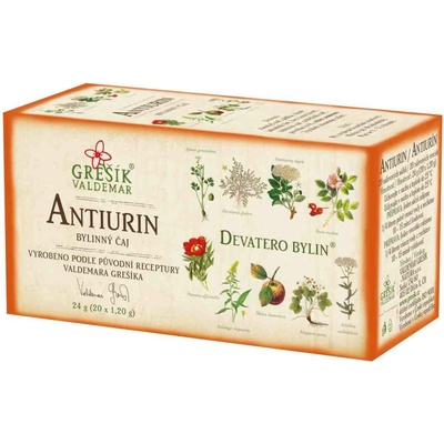 Grešík Antiurin čaj 20 x 1,2 g