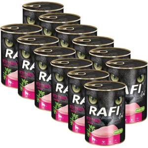 RAFI Cat Възрастни Пате с Пуйка 12 x 400 г