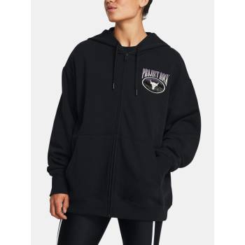 Under Armour Project Rock HW Terry FZ OS Sweatshirt Under Armour | Cheren | ЖЕНИ | XS