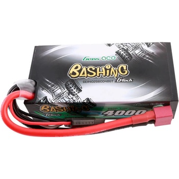 Gens ace Bashing Serie G-Tech LiPo - 2S 4000mAh 7,4V 2S2P (60C) HardCase, Dean-T Plug
