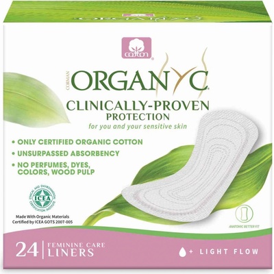 Organyc Mini Bio dámske vložky slipové bavlna 24 ks