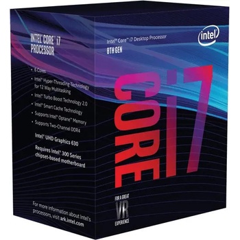 Intel Core i7-8700 6-Core 3.2GHz LGA1151 Box (EN)