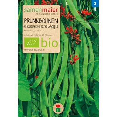 Samen Maier Bio fazuľa šarlátová popínavá "Lady Di" 1 bal.