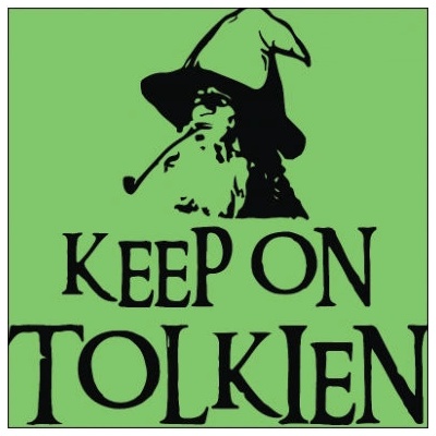 Plakát čtverec Ikea kompatibilní Keep on Tolkien