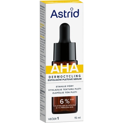 Astrid Dermocycling exfoliačné pleťové sérum AHA 15 ml