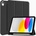 Gigapack IPAD 11 (2025) GIGAPACK Tok Standing Active FLIP с кожен ефект, поставка за моливи, ЧЕРНА GP-133371 (GP-133371)