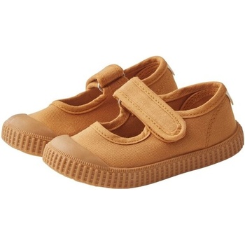 Sterntaler polobotky protiskluzové na suchý zips hnědá