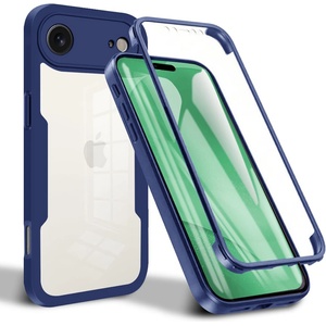 Techsuit Калъф за iPhone 17 Air - Techsuit - ColorVerse 360 Series + Screen Protector - Син