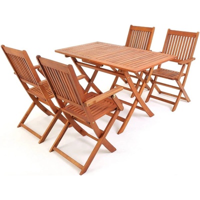 Casaria SYDNEY 992819 Zahradní sedací sestava z akáciového dřeva 5-dílna – Hledejceny.cz