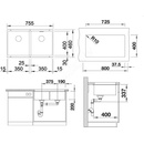Image 1 of BLANCO SUBLINE 350/350-U (523576)