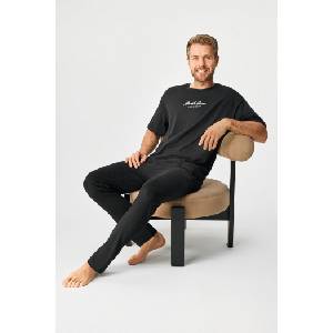 Jack & jones Памучна пижама JACK AND JONES JACClyde дълга (12286446_pyz)