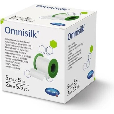 Hartmann-Rico Omnisilk náplast bílé hedvábí 5 cm x 5 m