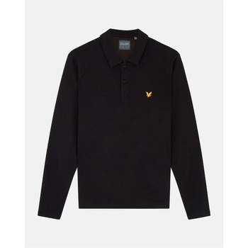 Image 1 of Lyle and Scott Блуза с яка Lyle and Scott Men's Tech Long-Sleeve Polo Shirt - Jet Black