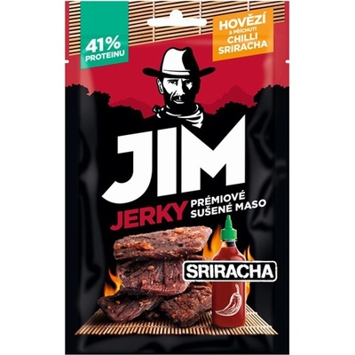 JimJerky.cz Jerky hovězí chilli sriracha 23g