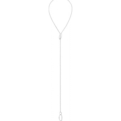 Calvin Klein Dlhý oceľový náhrdelník sculptural 35000356