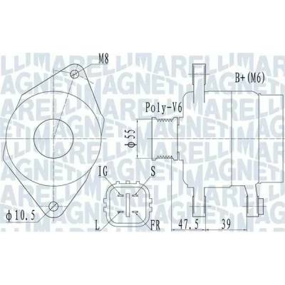 MAGNETI MARELLI Alternátor MAG 063731942010