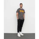 Thrasher Flame Logo charcoal