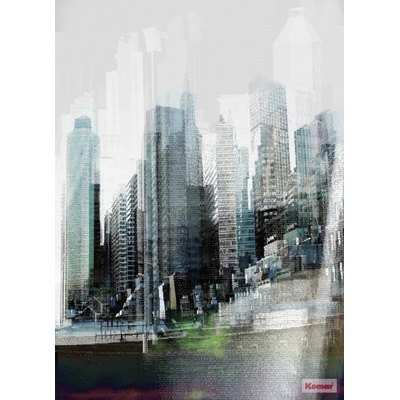 Komar 4-202 3D fototapeta Rush město 184 x 254 cm