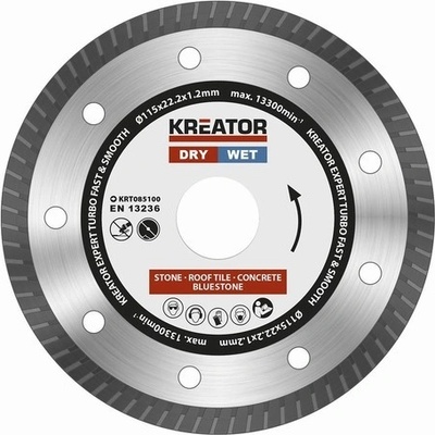Kreator Diamantový kotouč celoobvodový 115 mm KRT085100