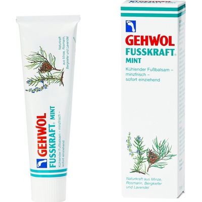 Gehwol Fusskraft Mint chladivý balzám na nohy 75 ml