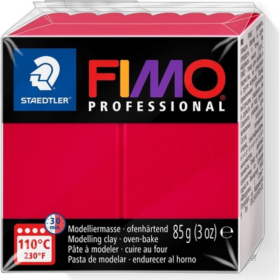 Modelovacia hmota 85 g Fimo Professional karmín