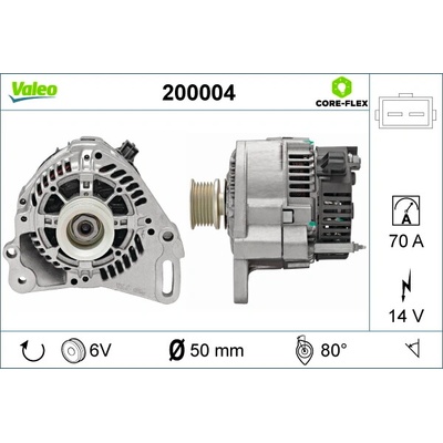 Alternátor VALEO 200004