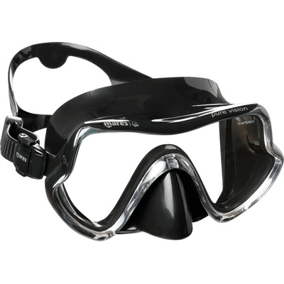 mares Водолазна маска Mares Pure Vision Diving mask - Black / Black - размер One Size (700-0105-0111)