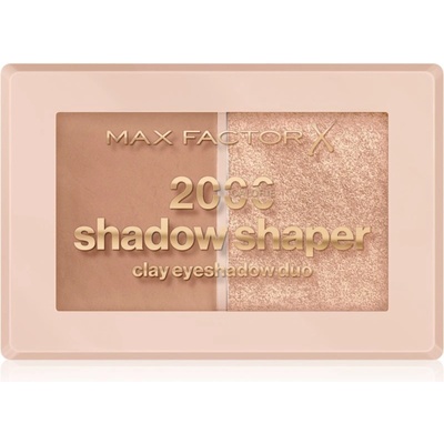 MAX Factor 2000 Calorie Shadow Shaper дуо сенки за очи цвят 020 Bronze Glaze 4 гр