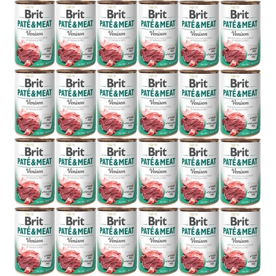 Brit Paté & Meat Dog Venison 24 x 400 g