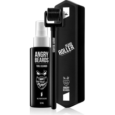 Angry Beards Beard Roller nářadí na růst vousů Beard Roller & Tool Cleaner – Zbozi.Blesk.cz