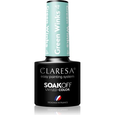 Claresa SoakOff UV/LED Color Green Winks гел лак за нокти цвят 4 5 гр