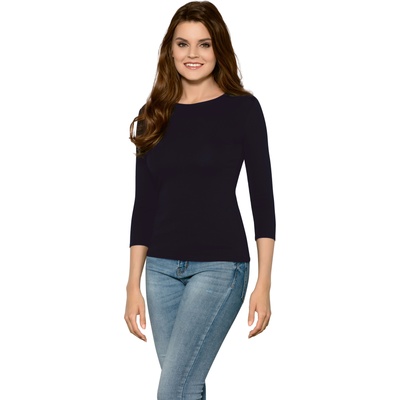 Babell Дамски топ Bluzka-Gwen-Granatowa-GranatowyV-55730-Granatowy - Черен, размер S