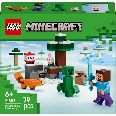 Конструктор LEGO Minecraft - Приключението на Стив в тайгата (21583) (21583)