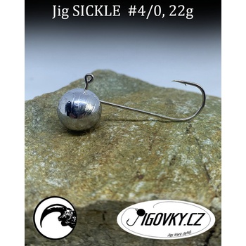 Jigovky.cz Jigové hlavičky Sickle vel.4 22g 5 ks