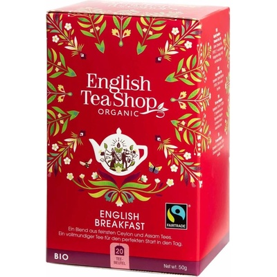 English Tea Shop Bio Fairtrade English Breakfast 20 sáčků