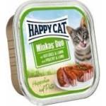 Happy Cat Minkas Duo Poultry & Lamb пастет за котки с пилешко и агнешко 100gr