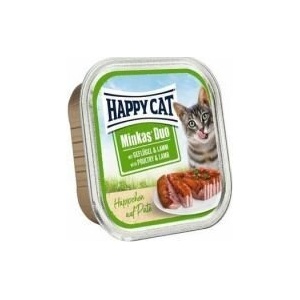 Happy Cat Minkas Duo Poultry & Lamb пастет за котки с пилешко и агнешко 100gr