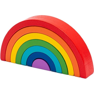 Baby Mix Dřevěná duha Montessori